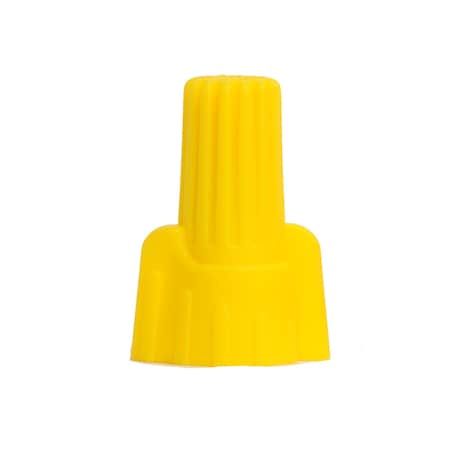 Ks Twist-On Wire Connector, 10 AWG Max, Yellow, 600 V, 1000 PK 20584